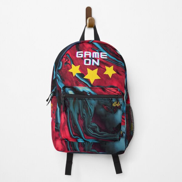 Item preview, GAME ON-Red and blue camouflage designed and sold by E-TTUTE.
