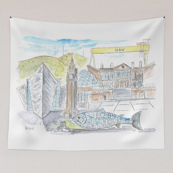 Item preview, Belfast Landmarks designed and sold by DebTheZeb.