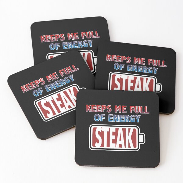 Item preview, Steak Keeps Me Full of Energy designed and sold by Moodific.