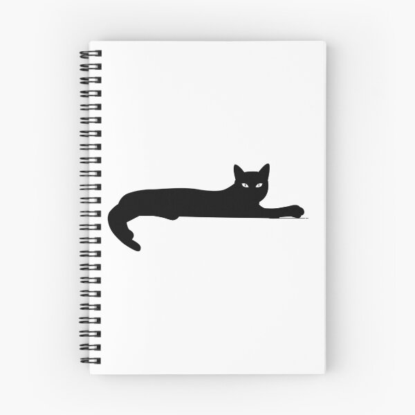 Item preview, Black cat katze relaxe designed and sold by ayokestudio.