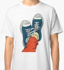 colored pattern gym shoes Classic T-Shirt