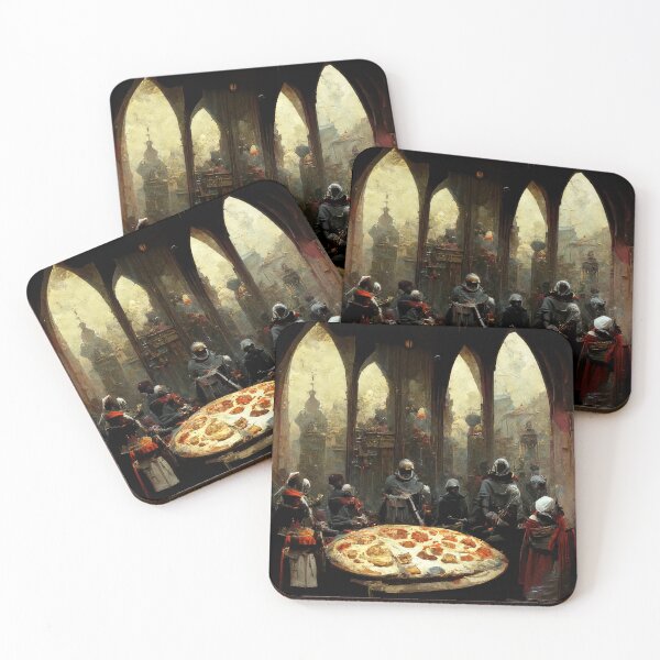 Item preview, Knights of the round table pizza party designed and sold by Medieval Modern.