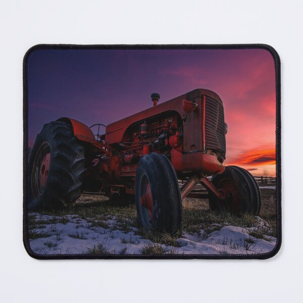 Item preview, Red Case Tractor Sunset - vertical designed and sold by Elevated Imaging .