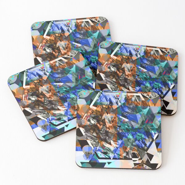 Item preview, geometric paintings 4 designed and sold by Real-texture.