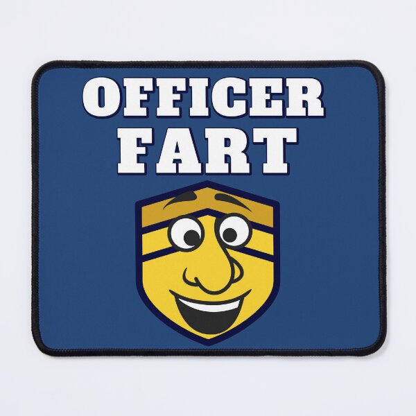 Item preview, Funny face Officer Fart with badge designed and sold by AEROSPACE-IND.