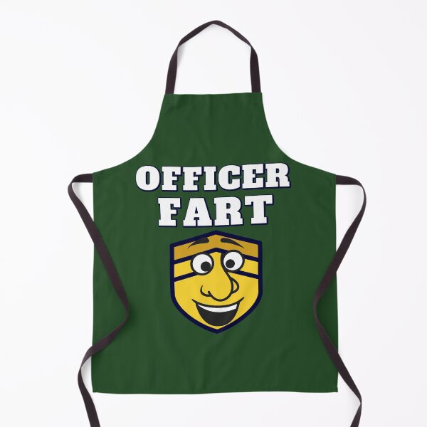 Item preview, Funny face Officer Fart with badge designed and sold by AEROSPACE-IND.