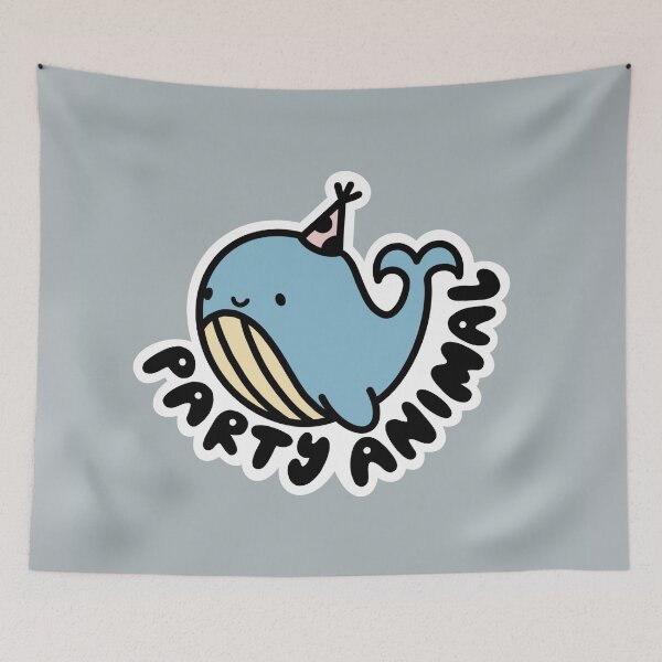 Item preview, Party Animal Whale Design designed and sold by Sarah Vo.
