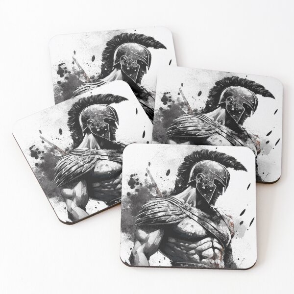 Item preview, Greek Spartan Ink Painting designed and sold by TortillaChief.