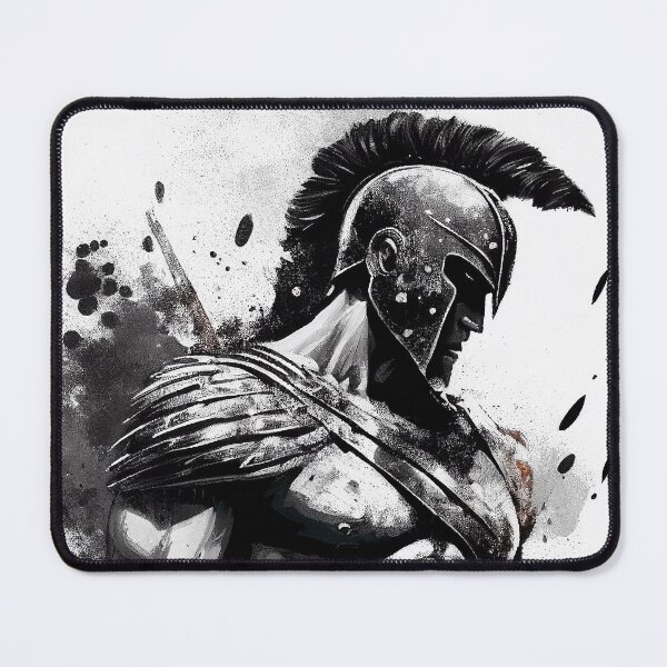 Item preview, Greek Spartan Ink Painting designed and sold by TortillaChief.