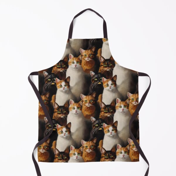 Item preview, Ginger and torty cat clowder designed and sold by KoroCincoCats.