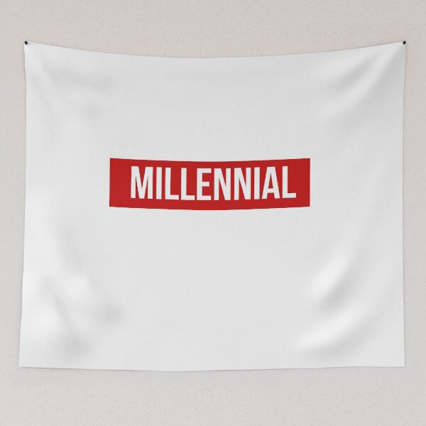 Item preview, Red Millennial designed and sold by art-and-sticker.