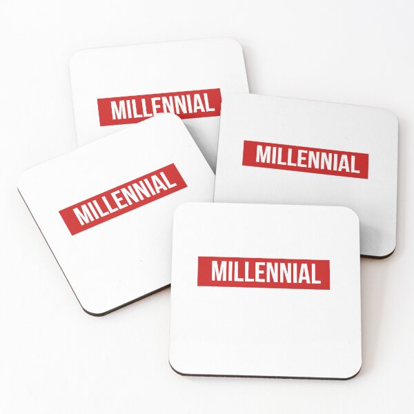 Item preview, Red Millennial designed and sold by art-and-sticker.