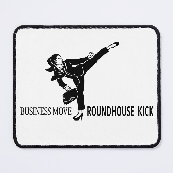 Item preview, Business Move Roundhouse Kick Woman designed and sold by Samira Gisiger.
