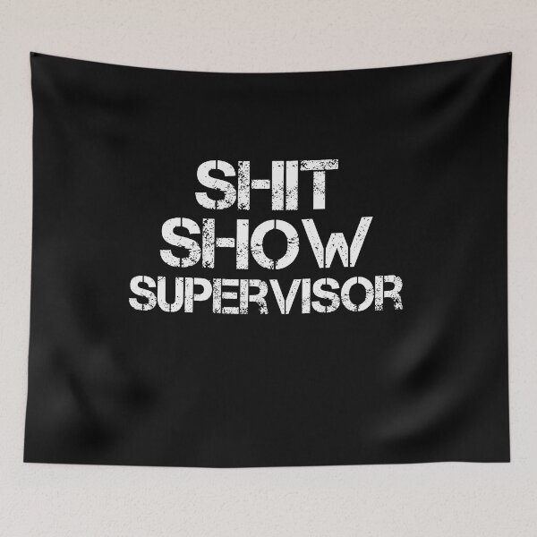Item preview, Cool S.h.i.t Show Supervisor Hilarious Vintage For Adults designed and sold by EIMgraphic.