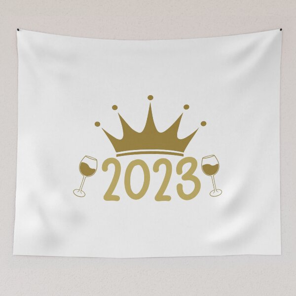 Item preview, Cita de Faux Gold 2023 - Cita de celebración de Año Nuevo - Oro y blanco designed and sold by Textography1.
