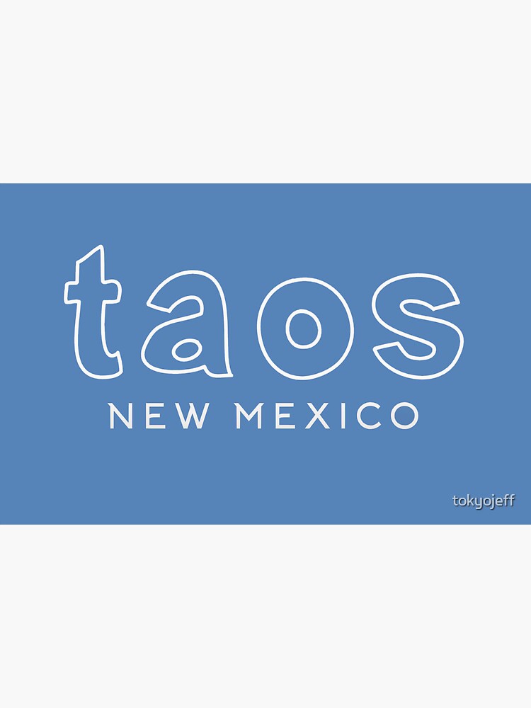 "Taos New Mexico" Sticker for Sale by tokyojeff Redbubble