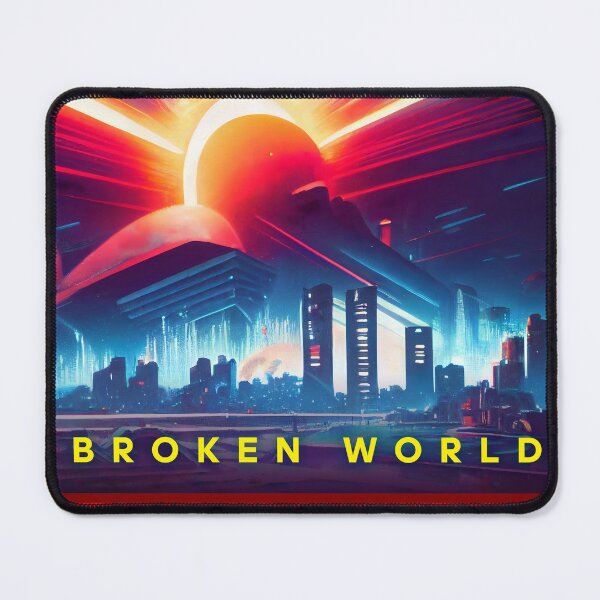 Item preview, Broken World | 80s Sci-fi and Videogames Inspired Art Covers designed and sold by PlaTolstoy.