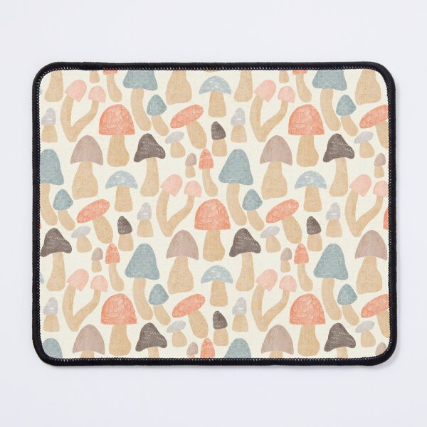 Item preview, Funky Fungus - Mushroom Pattern - Muted Colourway designed and sold by RosalieReeves.