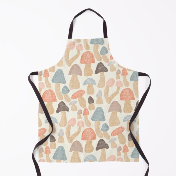 Item preview, Funky Fungus - Mushroom Pattern - Muted Colourway designed and sold by RosalieReeves.