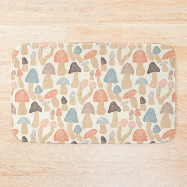 Item preview, Funky Fungus - Mushroom Pattern - Muted Colourway designed and sold by RosalieReeves.
