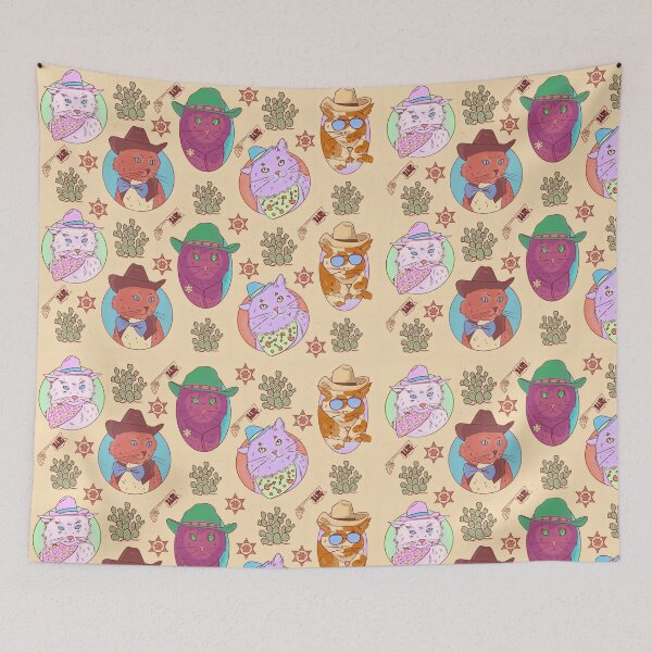 Item preview, CAWBOY CATS! designed and sold by Midnight_Poison.