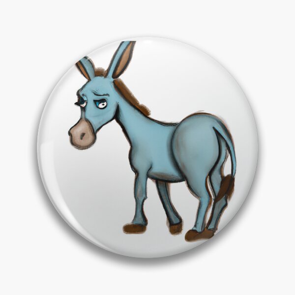 Item preview, Cute Mule Drawing designed and sold by WeHeartAnimals.