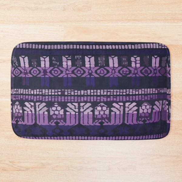 Item preview, Violet rebozo mexican embroidery native aztec pattern  designed and sold by T-Mex.