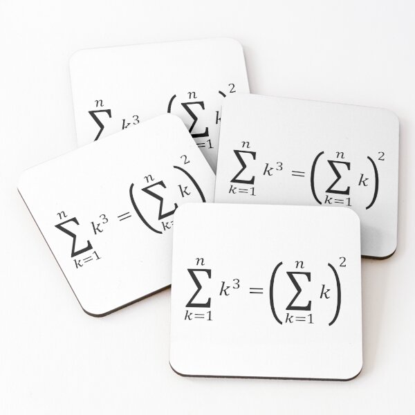 Item preview, Sum Of Cubes - Math Basics designed and sold by ScienceCorner.