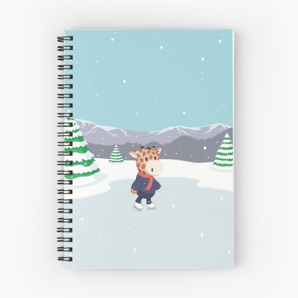 Item preview, Giraffe Ice Skating designed and sold by savariamarie.