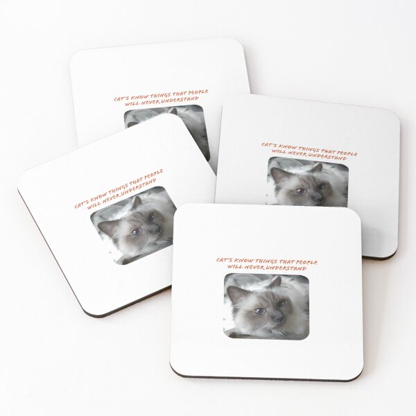 Item preview, Cats know things that people wil never understand designed and sold by TechLaughs.