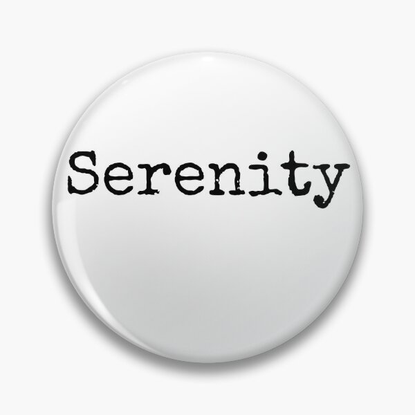 Item preview, Serenity - Inspirational Word of the Year designed and sold by ActionFocus.