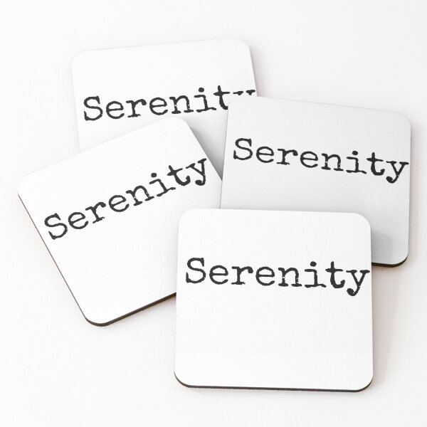Item preview, Serenity - Inspirational Word of the Year designed and sold by ActionFocus.