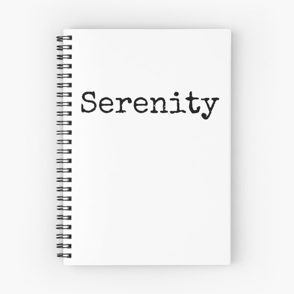 Item preview, Serenity - Inspirational Word of the Year designed and sold by ActionFocus.