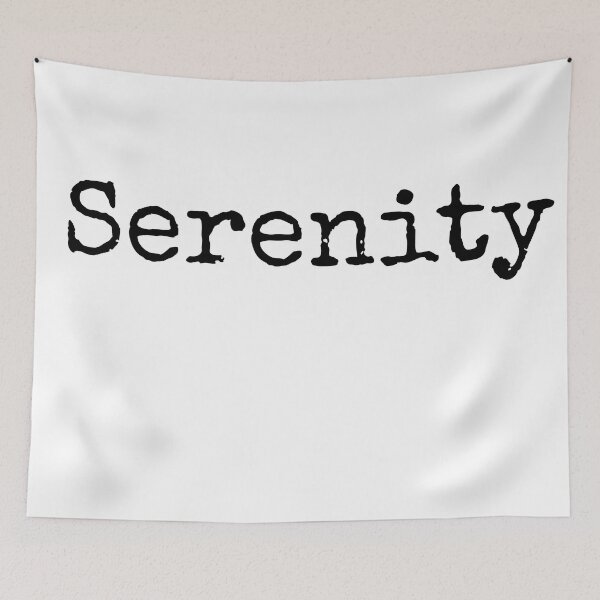 Item preview, Serenity - Inspirational Word of the Year designed and sold by ActionFocus.