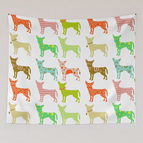 Item preview, Patterned Chihuahua Toy Dogs designed and sold by Prawny.