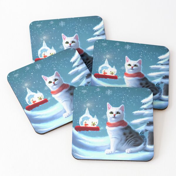 Item preview, white cat designed and sold by Onur Guner Guray.