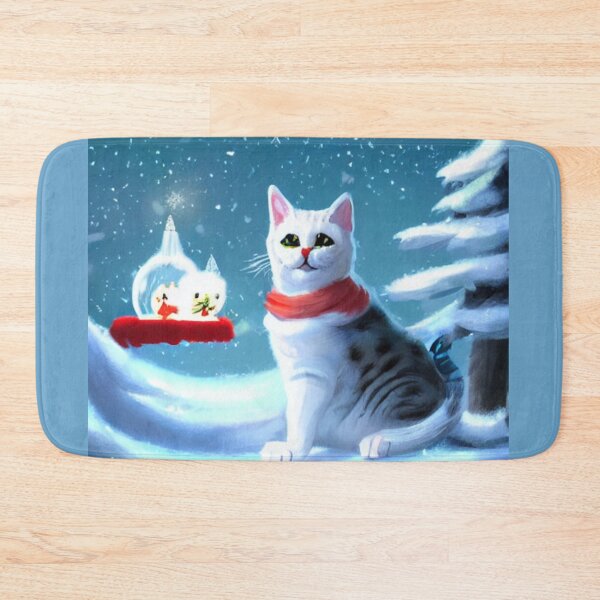 Item preview, white cat designed and sold by Onur Guner Guray.