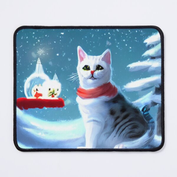 Item preview, white cat designed and sold by Onur Guner Guray.
