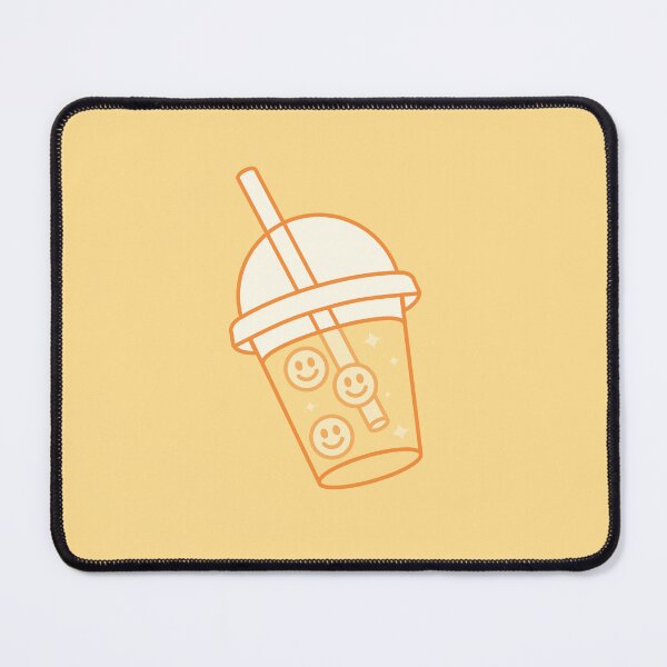 Item preview, Orange Smiley Boba designed and sold by Alysha Newton.