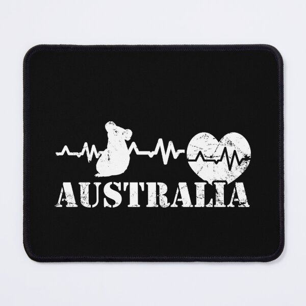 Item preview, Australian Heartbeat with Koala in white designed and sold by Manoroma.