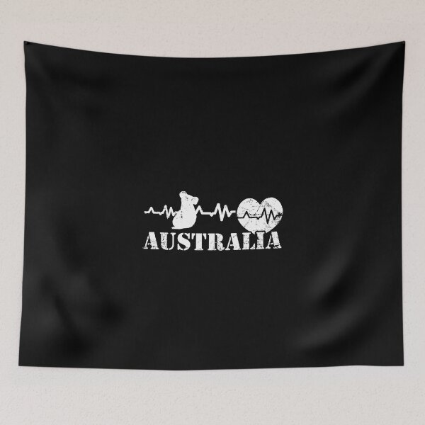Item preview, Australian Heartbeat with Koala in white designed and sold by Manoroma.