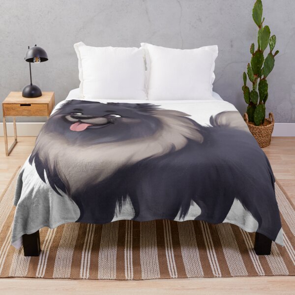 Item preview, Cute Keeshond Drawing designed and sold by WeHeartAnimals.