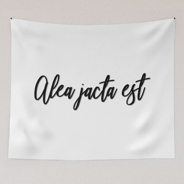 Item preview, Alea jacta est (black) designed and sold by didijuca.