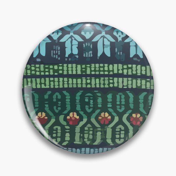 Item preview, Green rebozo mexican embroidery native  pattern  designed and sold by T-Mex.