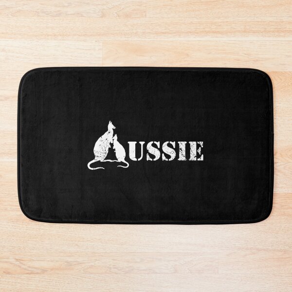 Item preview, Australian Aussie with Kangaroos in white designed and sold by Manoroma.