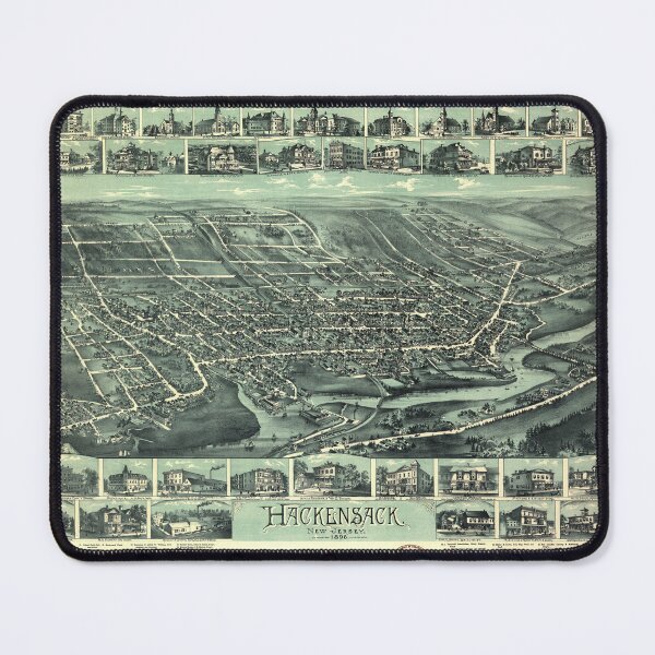 Item preview, Hackensack, New Jersey (1896) designed and sold by allhistory.