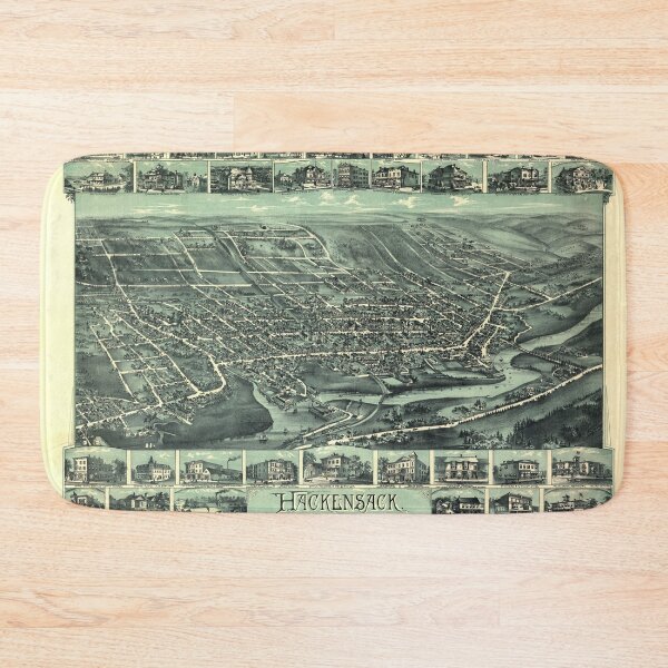 Item preview, Hackensack, New Jersey (1896) designed and sold by allhistory.