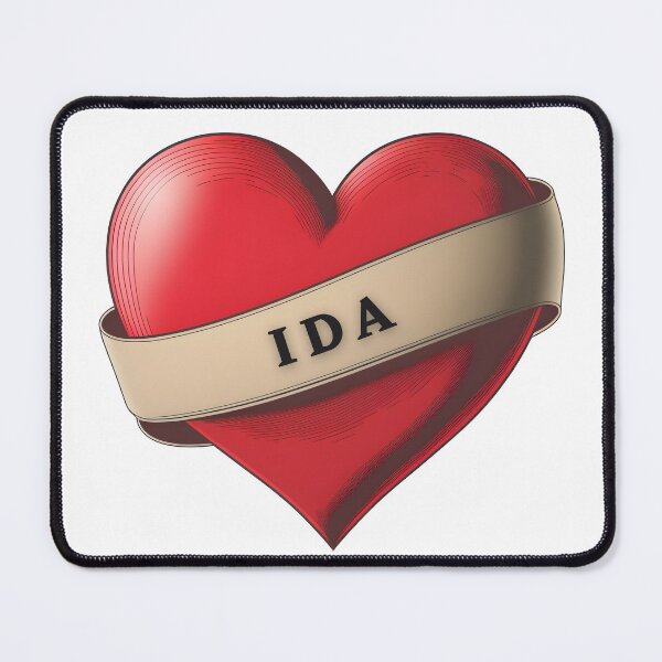 Item preview, Ida - Lovely Red Heart With a Ribbon designed and sold by Allifreyr.