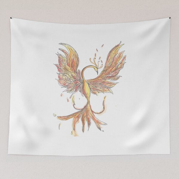 Item preview, Phoenix illustration designed and sold by DebTheZeb.