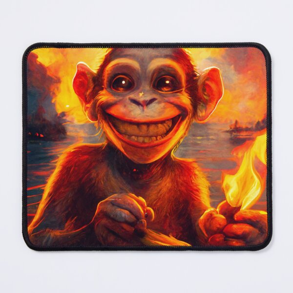 Item preview, smiling monkey  designed and sold by AG-SHOPE.